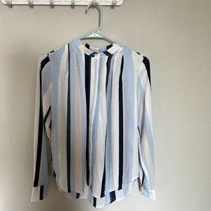 Ann Taylor Striped Blouse (XS)